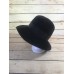 Vintage Splendide Bierner & Son Black 100% Wool Hat Feathered Fashion Accessory  eb-57119179
